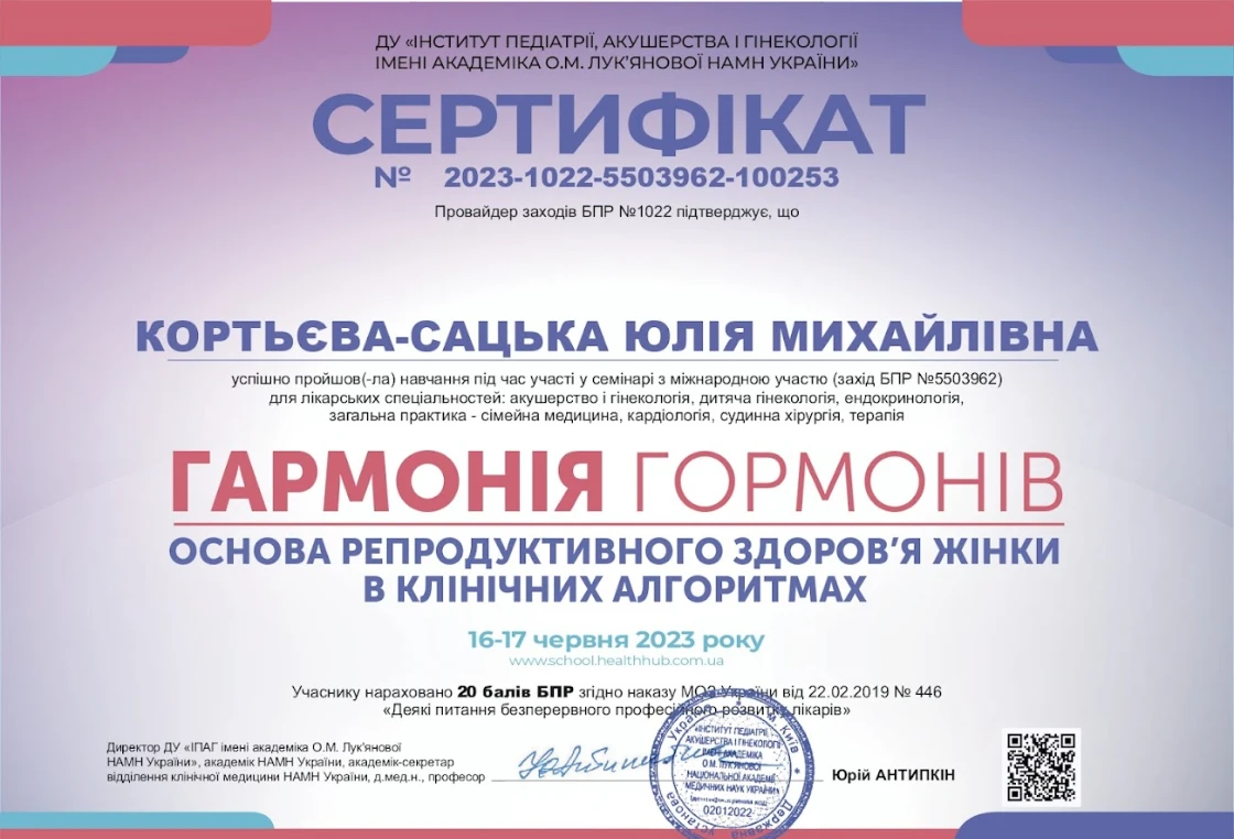 Кортьева-Сацкая Юлия Михайловна