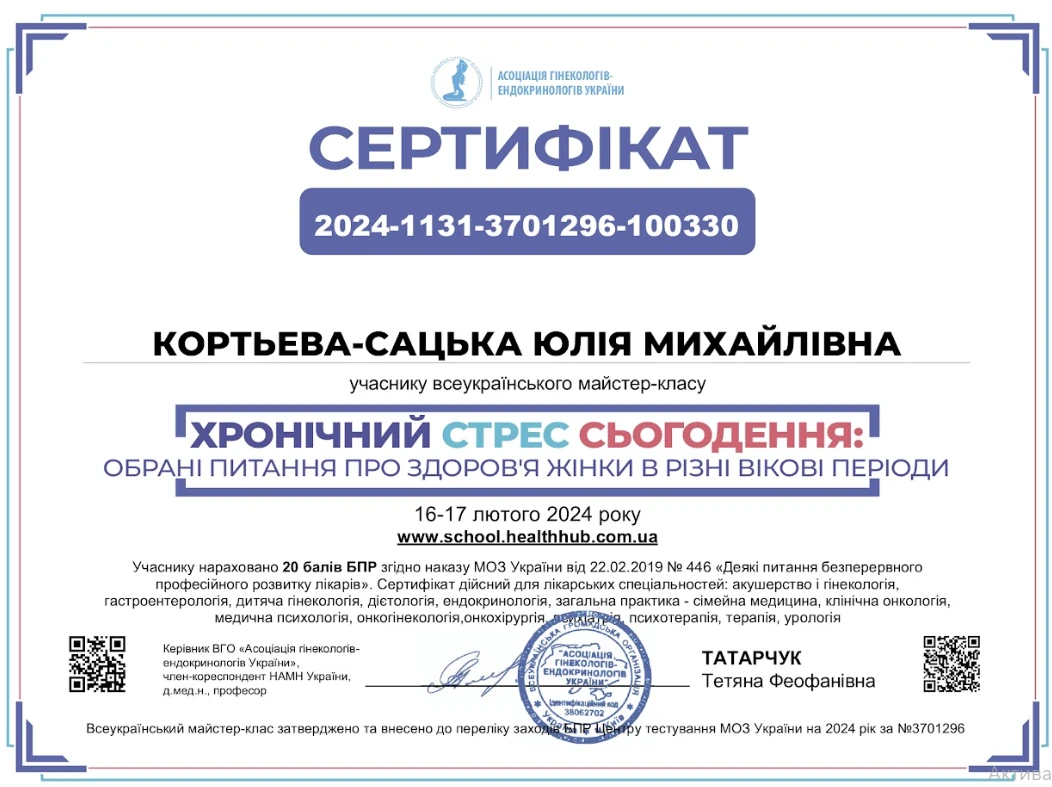 Кортьева-Сацкая Юлия Михайловна
