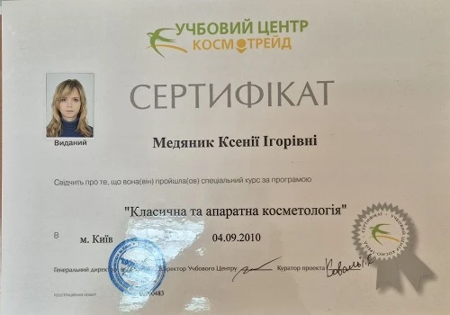 Медяник Ксения Игоревна