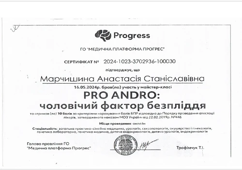Марчишина Анастасия Станиславовна