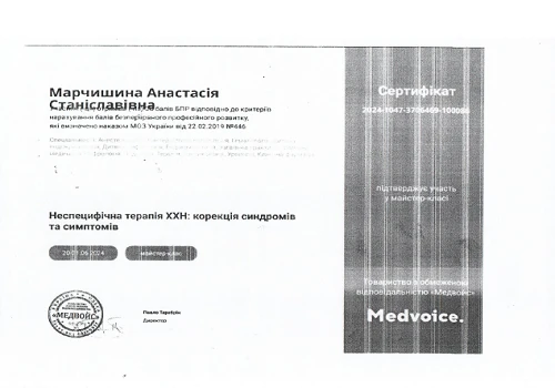 Марчишина Анастасия Станиславовна
